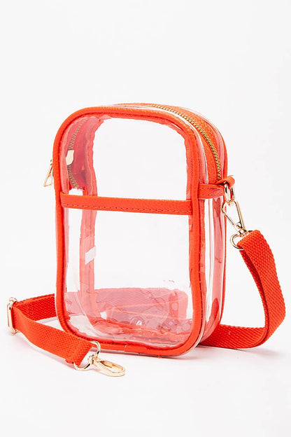 Clear Crossbody Stadium Bag