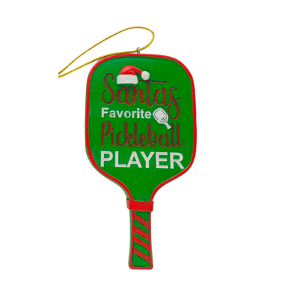 Pickleball Paddle Christmas Ornament