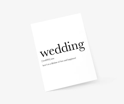 Wedding (Lifetime of Happiness) - Wedding & Anniversary Card