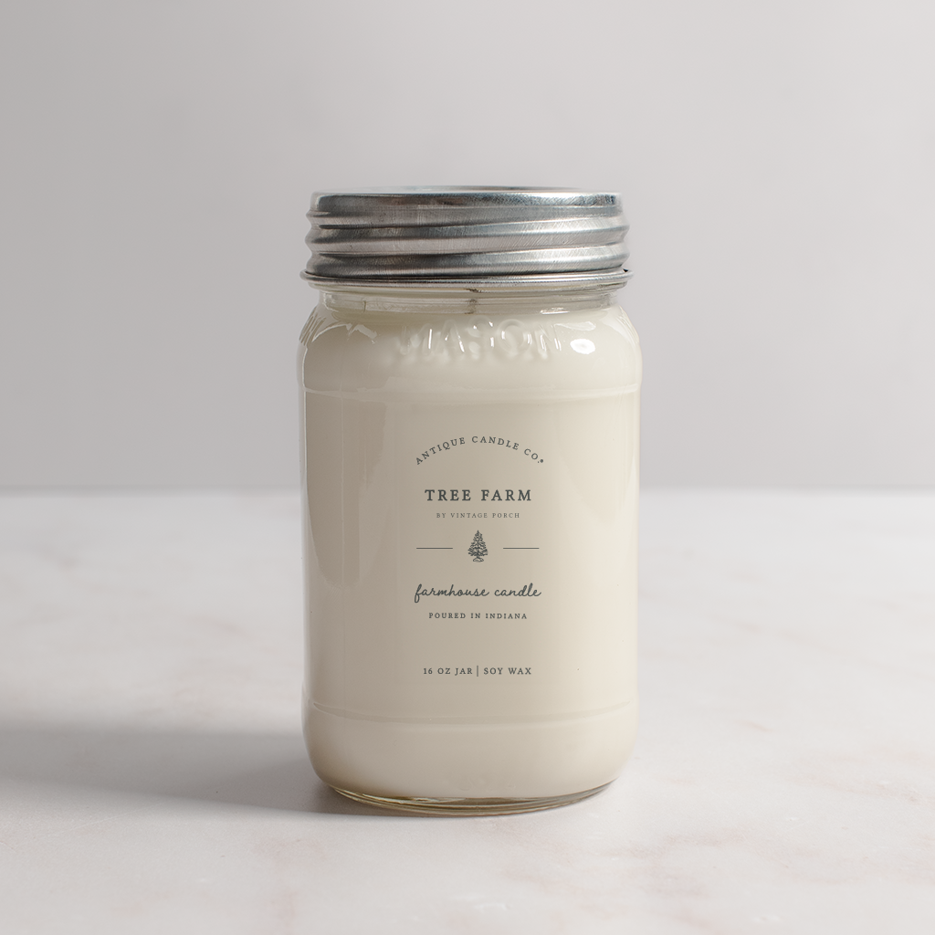 Tree Farm - Soy Wax Mason Jar Candle