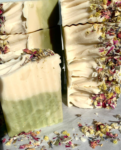 “Wildflowers” Lavender Goats Milk Soap