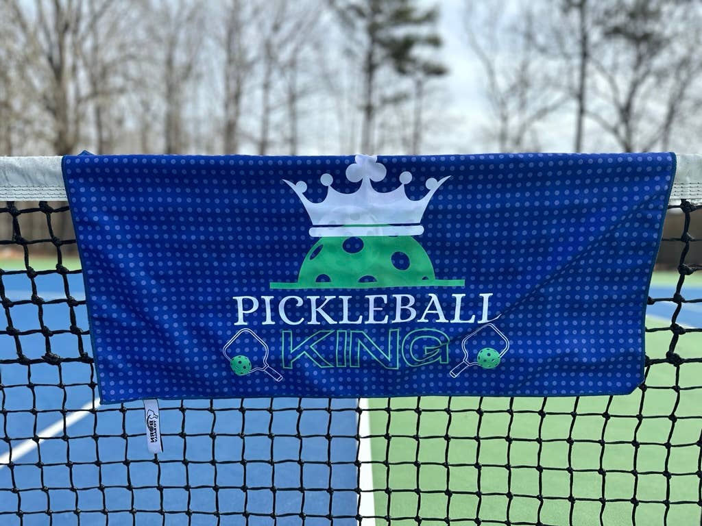 Pickleball King Double-Sided Microfiber Athletic Towel