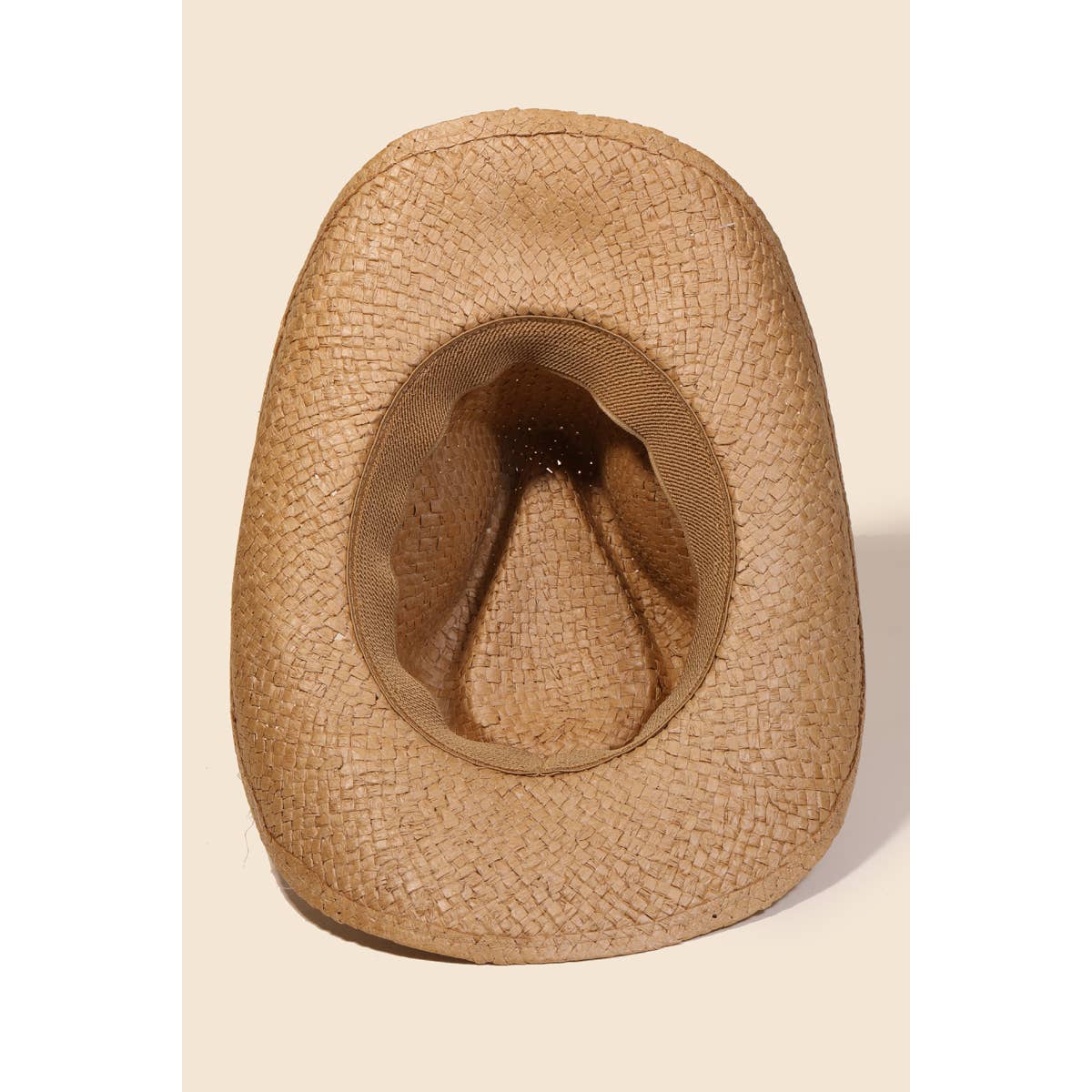 Straw Weave Cowrie Shell Cowboy Hat