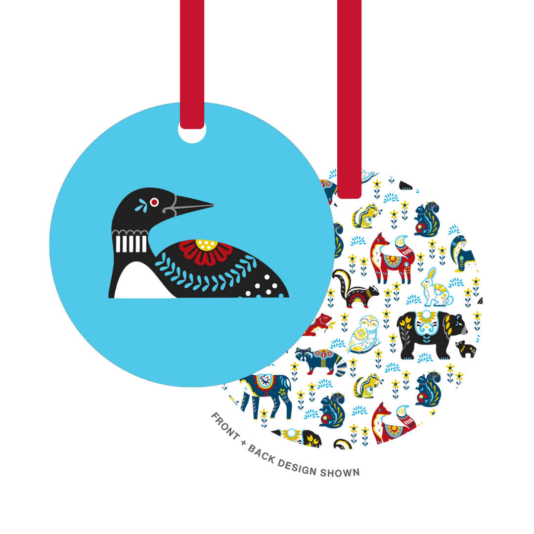 Metal Ornament | Dala Animals - Loon