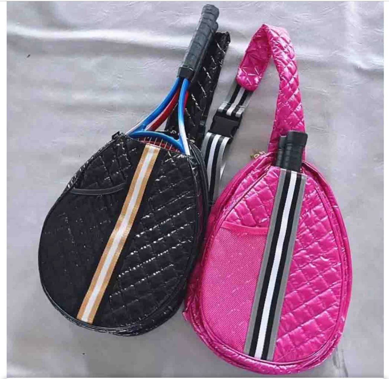 Grace Pickle Ball Sling  Black Patent 