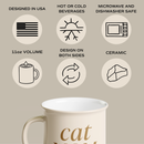 Cat Mom 11 oz Campfire Coffee Mug