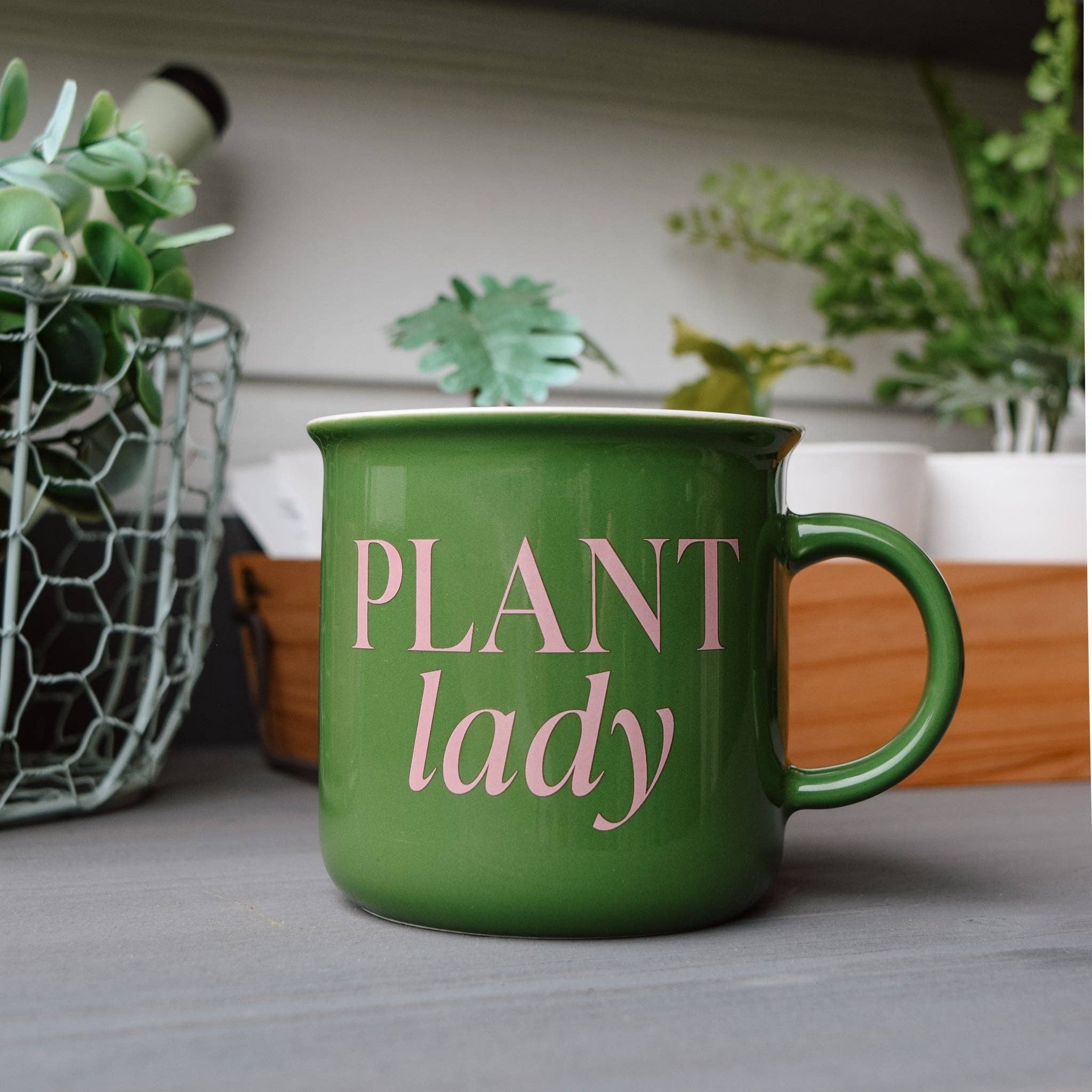 Plant Lady 11 oz Campfire Coffee Mug - Home Decor & Gifts