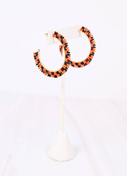 Waller Beaded Hoop Earring