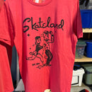 Skateland - Heather Red Tee