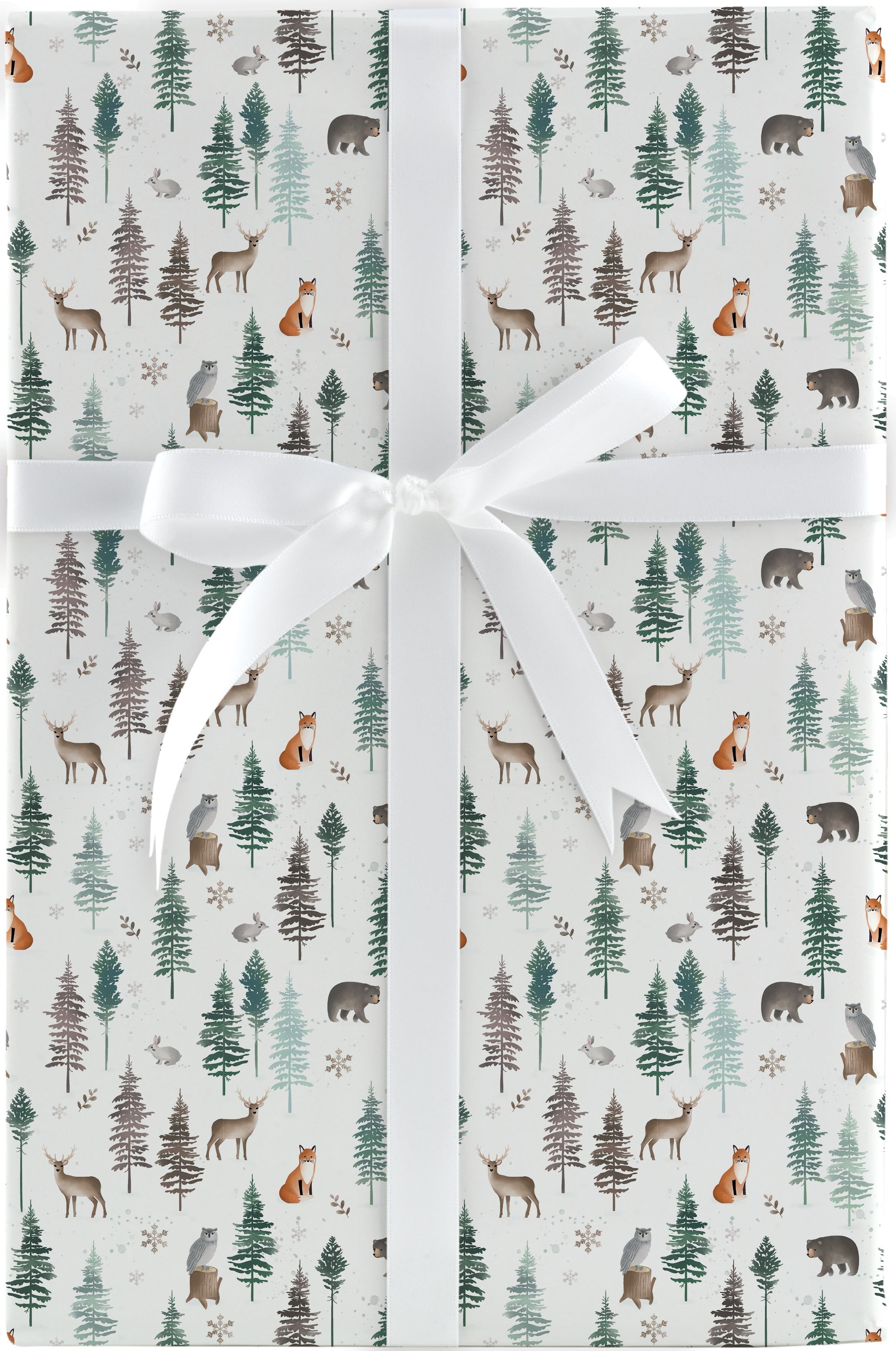 Elegant Trees Roll Wrap-Jumbo-10ft