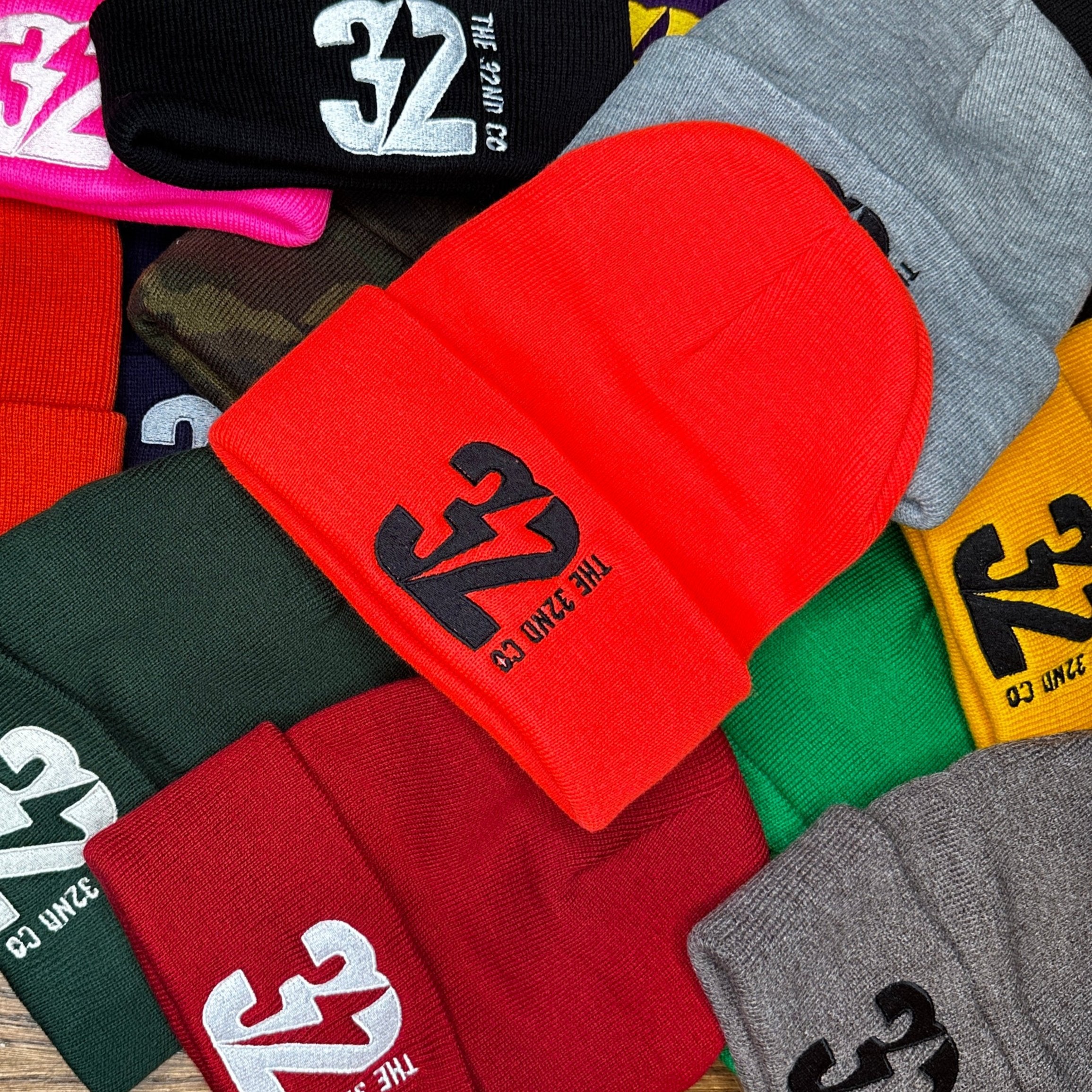 The 32nd Collective Lightning - Solid 12" Cuffed Beanie