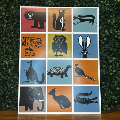 Parking Lot Animals Print