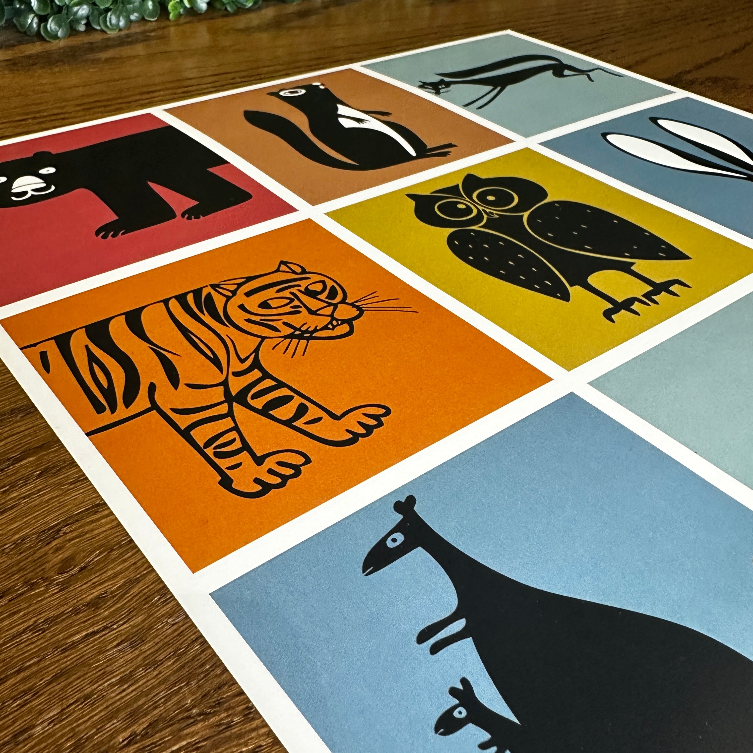 Parking Lot Animals Print