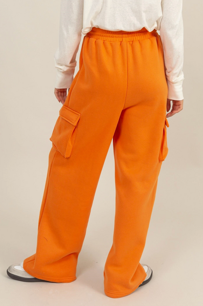 HIGH-WAIST Cargo Sweatpants