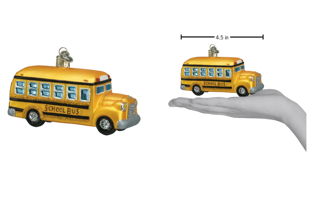 School Bus Ornament