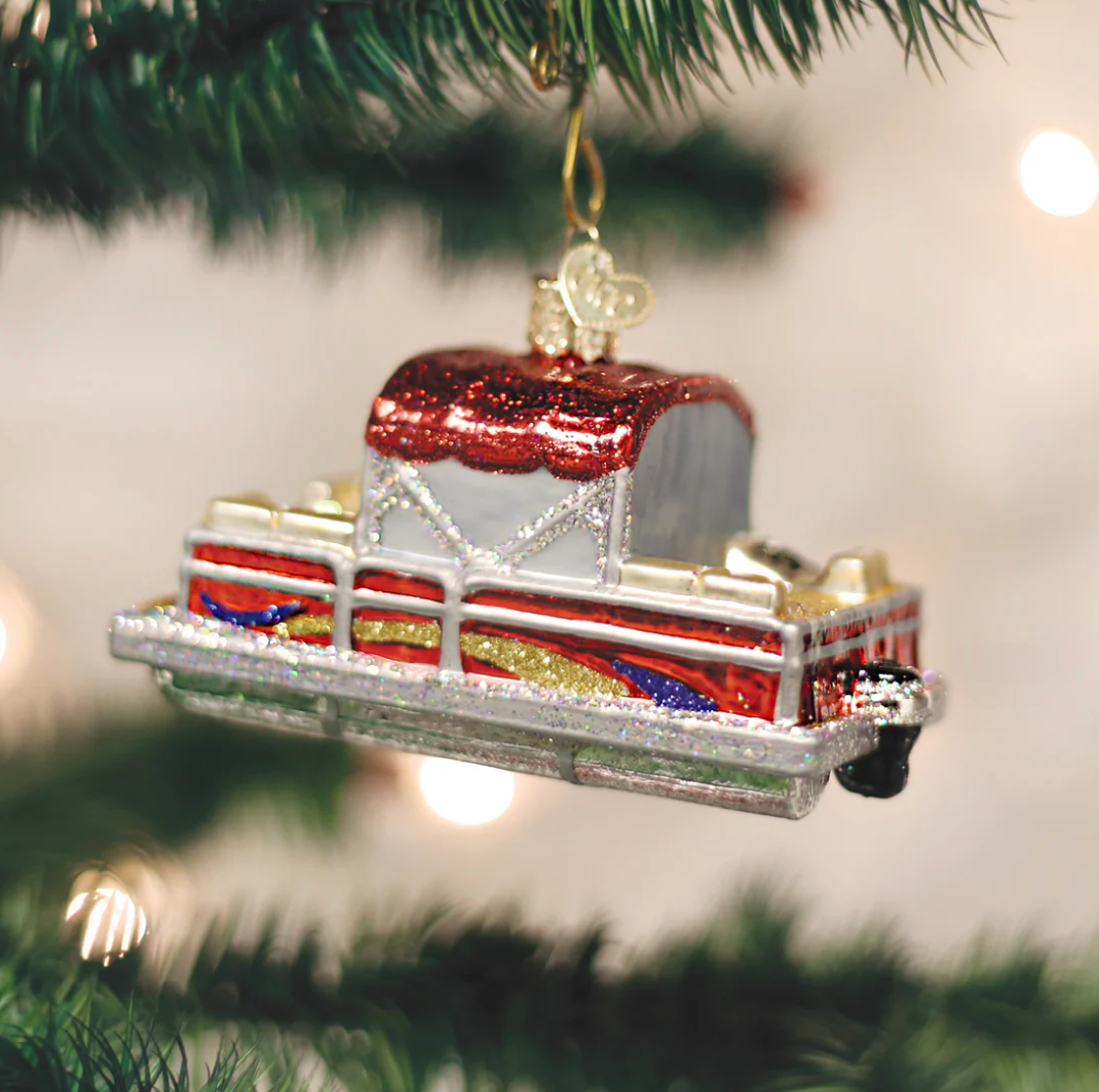 Pontoon Boat Ornament