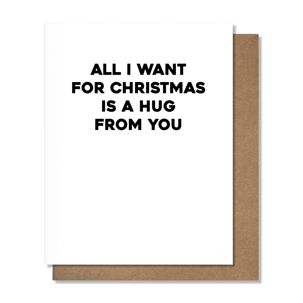 Christmas Hug - Christmas Card