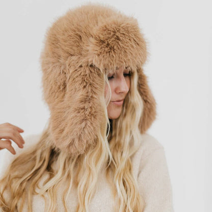 Bonnie Bomber Faux Fur Winter Hat