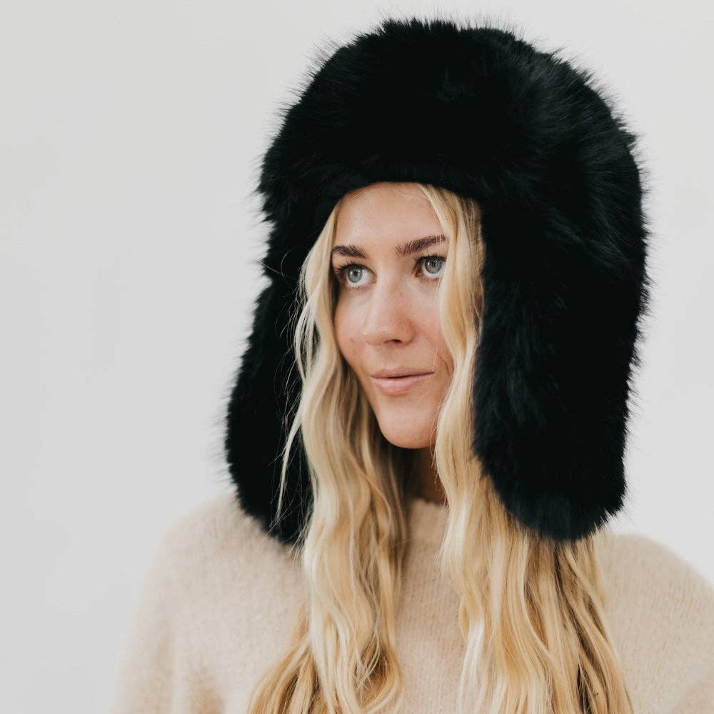 Bonnie Bomber Faux Fur Winter Hat