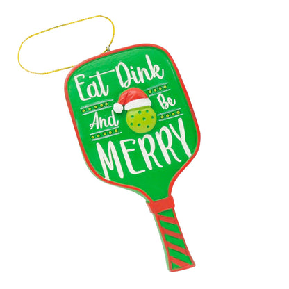 Pickleball Paddle Christmas Ornament