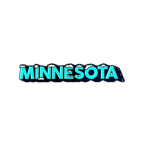 Minnesota 3D Bubble Sticker