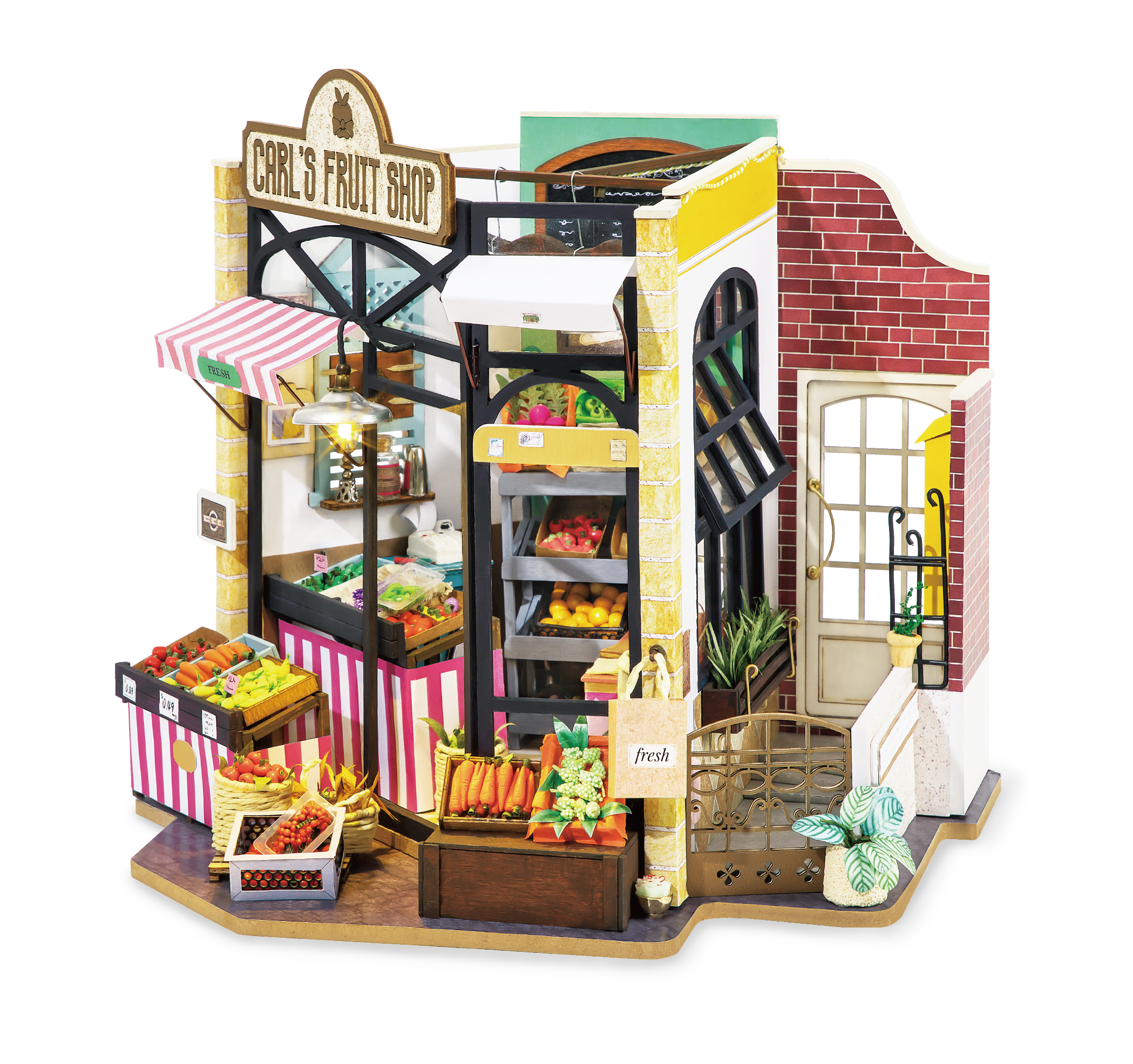 DIY Miniature House Kit: Fruit Shop