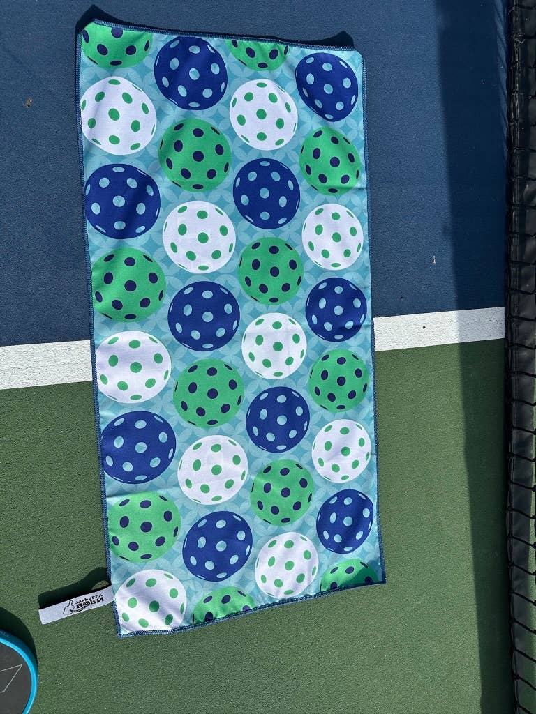 Pickleball King Double-Sided Microfiber Athletic Towel