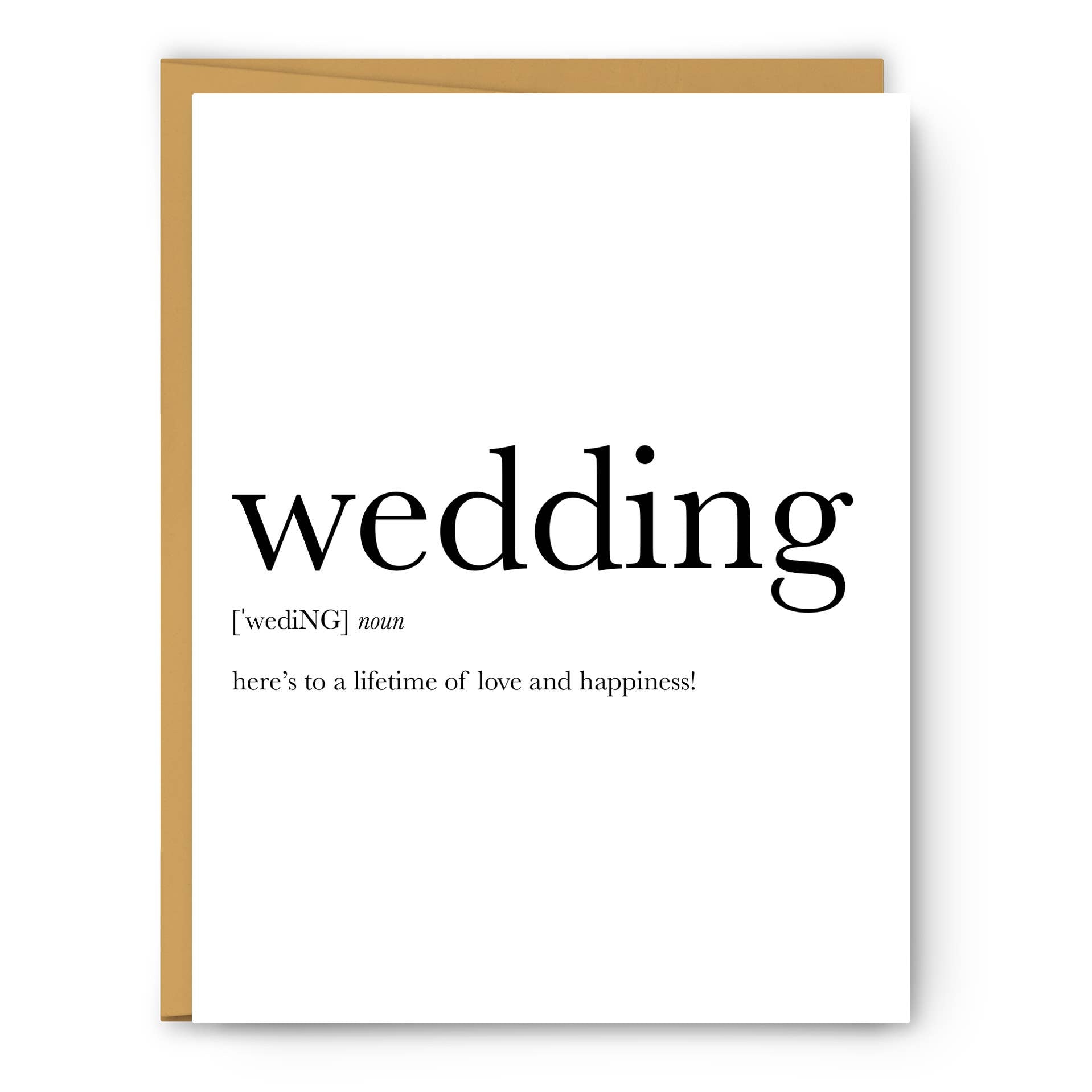 Wedding (Lifetime of Happiness) - Wedding & Anniversary Card