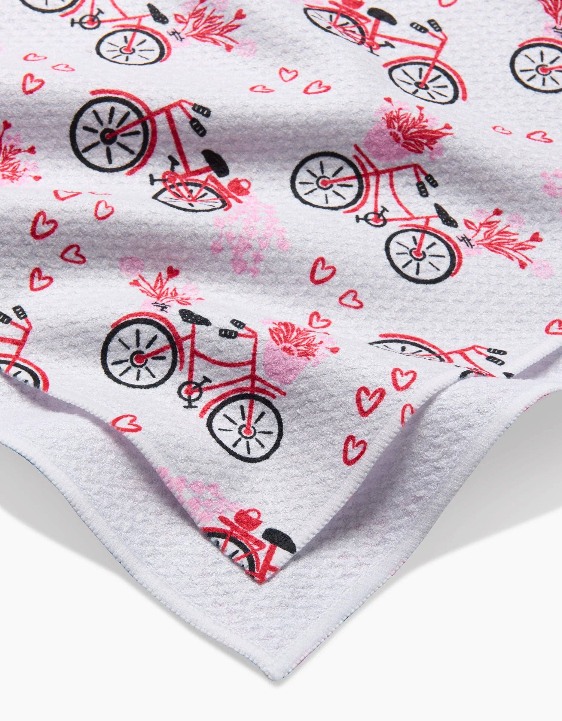 Love Bikes Tea Towel