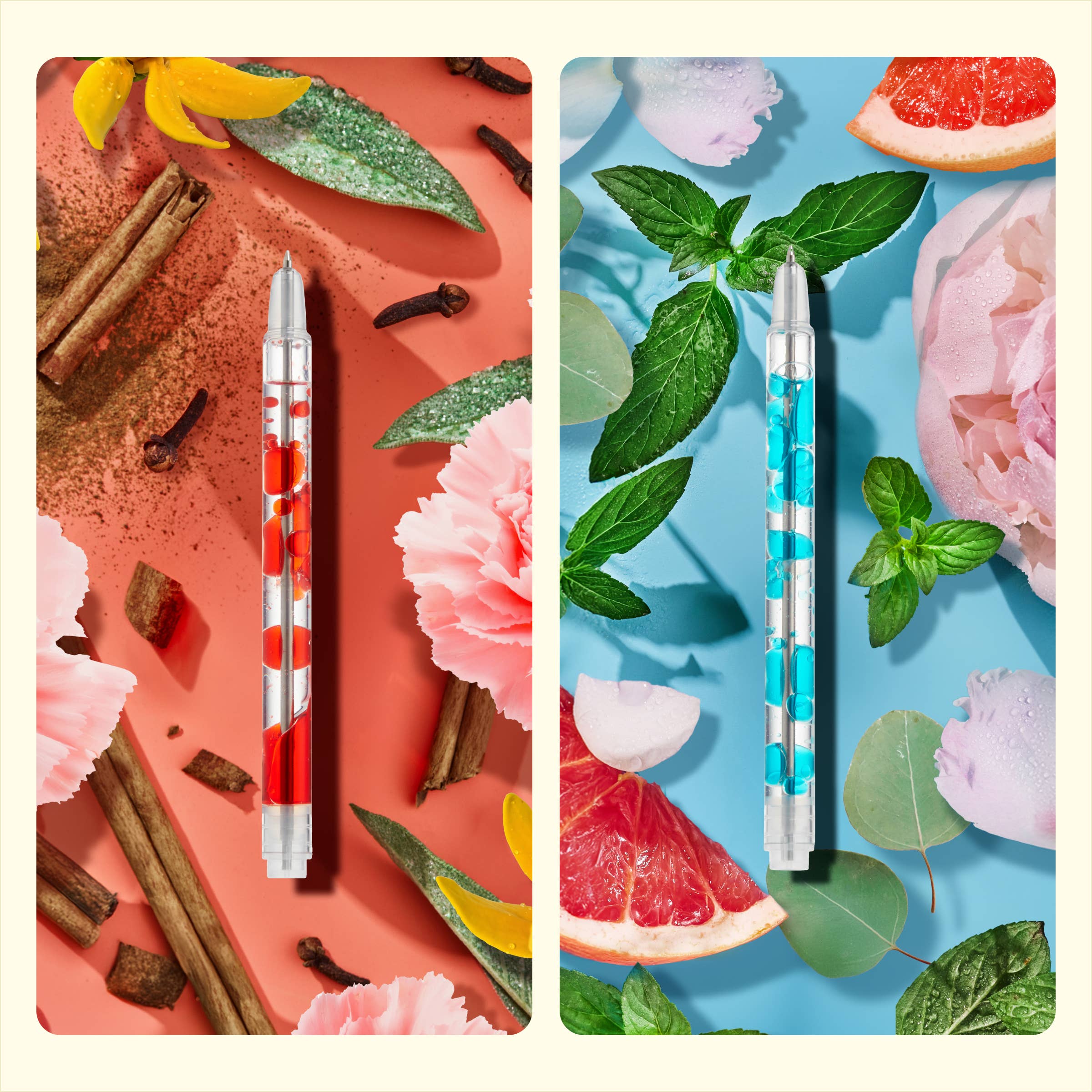 Scented Lava Pen Set - 2-pack (Blue/Red)