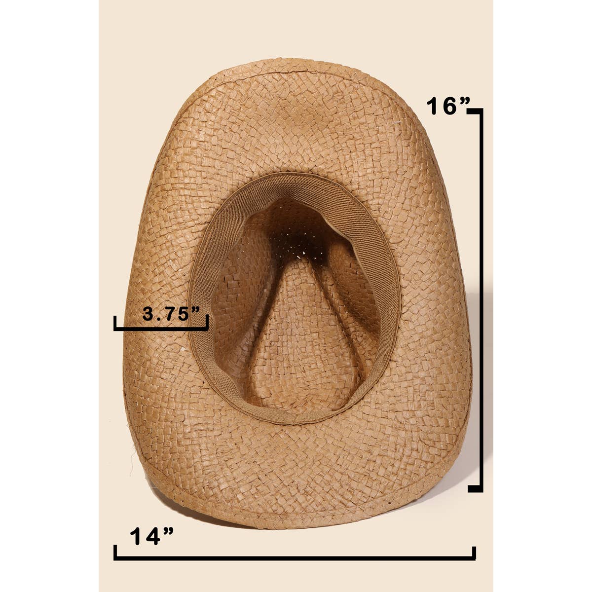 Straw Weave Cowrie Shell Cowboy Hat