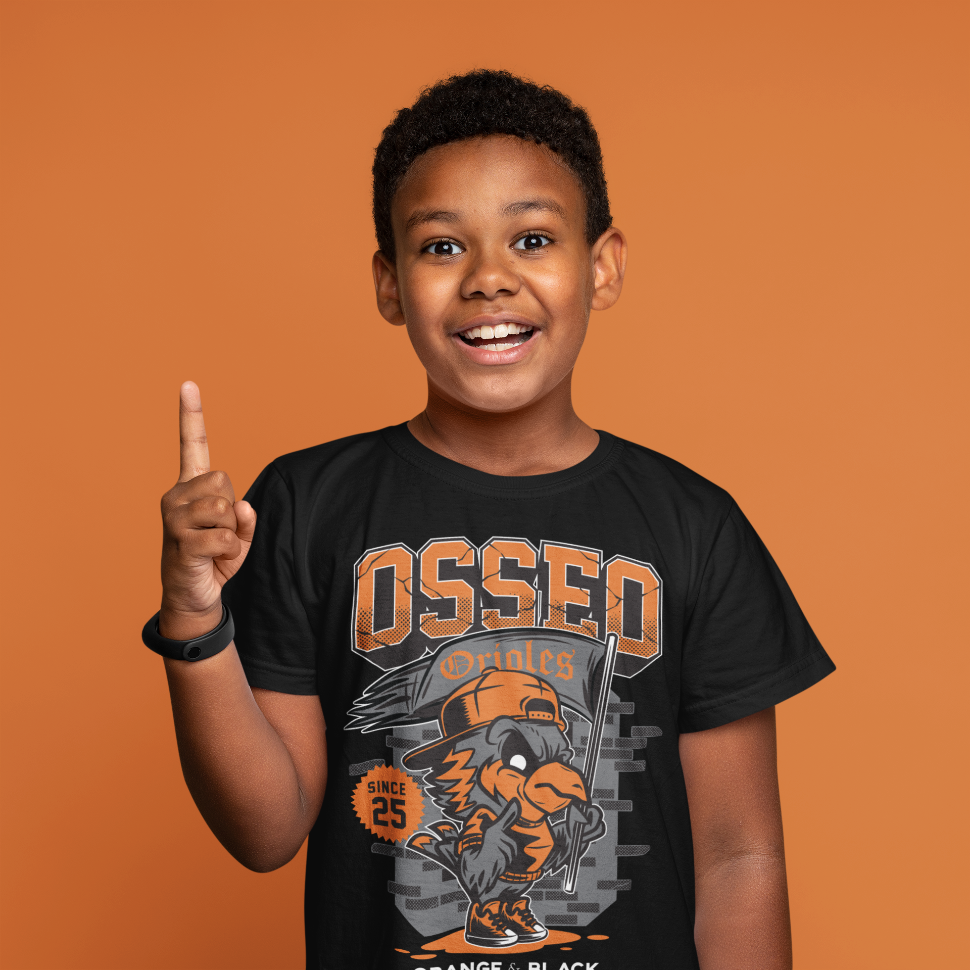 Oriole Mascot Youth Tee